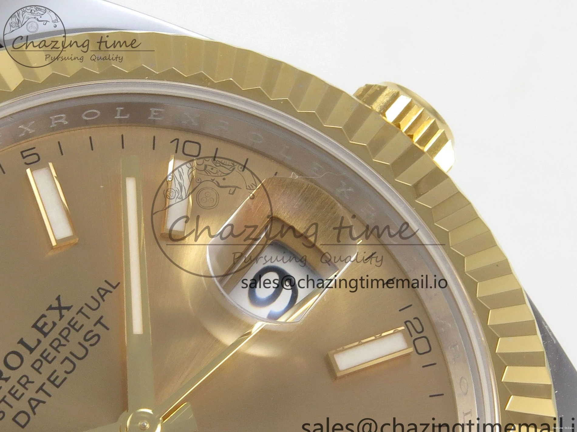 0113 Stretchable DateJust 41 126333 SS YG ARF 1:1 Best Edition YG Stick Dial on Oyster Bracelet SH3235 (Weighted) 211